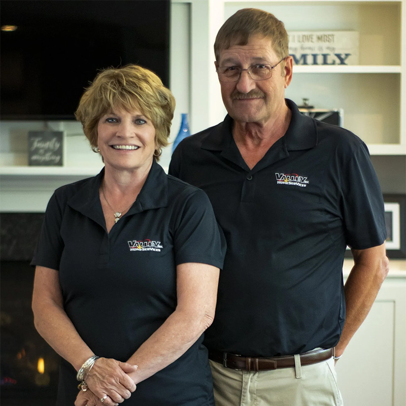 Ola and Diana Tucker, Valley Home Service Founders